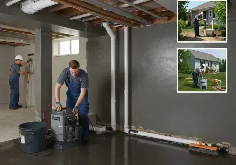 Basement Waterproofing and Flood Prevention process in Mason City, IL